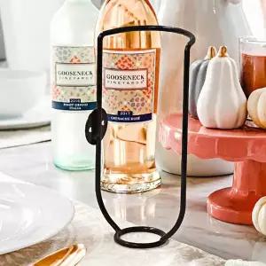 와인병 거치대 금속 장식 와인 행거 홈 인테리어 소품