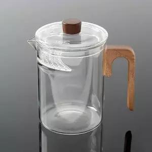 내열유리 티메이커 일체형 거름망 차주전자 800ml 차주입 티포트