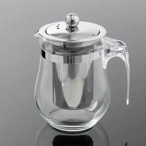 내열유리 차포트 500ml 유리 티주전자 2P 거름망 포함 티티포트