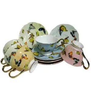 도자기 커피잔 찻잔 홈카페 오색 머그컵