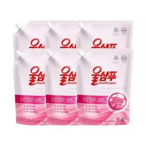 울샴푸 오리지널 중성세제 니트 섬유 케어 리필 1.4L X 6개