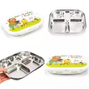 뚜껑식판 797GPX29 유치원식판 어린이집식판 개인식판