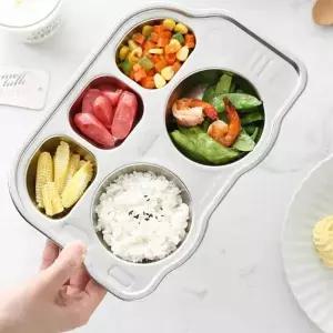 5구 747AIW04 스텐 유아식판 유아식판도시락 어린이집식기