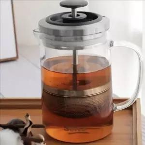 핸드메이드 내열 유리 티 포트 차주전자 세이타