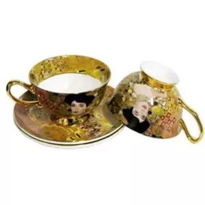 찻잔 명화 도자기 커피잔 스테콜 홈카페 2세트 내열유리잔 물컵