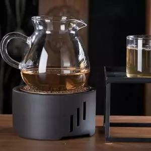 커피 컵 보온기 다기 찻잔 워머 테이블 받침 가열기 선물용