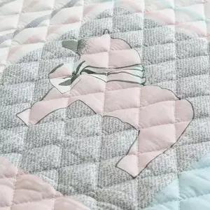 순면 222JTM91 논슬립 이불 패드 거실 침실 면 카페트 세트