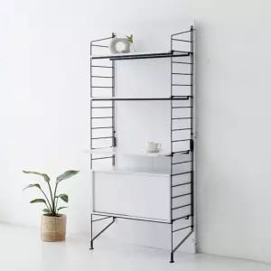 마켓비 선반 책상 사무용 책상 원룸 학생 미니 화이트 BNA