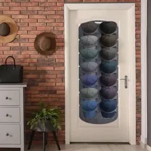 공간 절약 행거 포켓 수납함 14칸 모자 정리 용품 (WFKKMQ3)