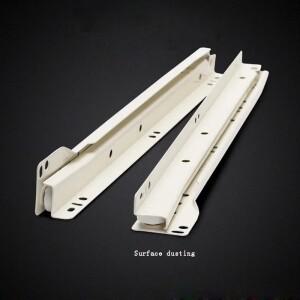 서랍 트랙 슬라이드 2개의 서랍 수납장 레일  컴퓨터 테이블 슈트 의류 키보드 롤러 도르래 가구 개