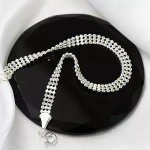 포인트 실버 볼 체인 팔찌 92.5 시계줄 은 OW903B4E12