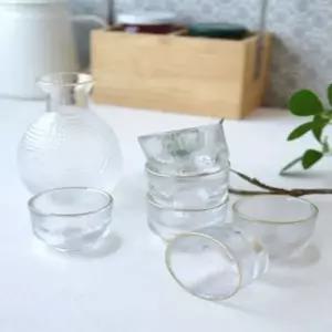 골드링 도자기잔 술병 소주잔 다기