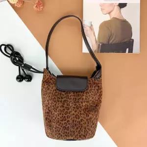 /어반백 크로스백 여성 가죽 호피 원통형 크로스백URB_NB26