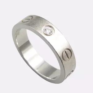 고이비토 중고명품 -  1P 다이아 스몰 러브링 반지 반지 - 58168wp