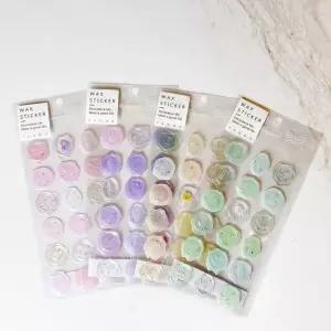 추천템 웨딩 실링왁스 감사카드 청첩장 인기 스티커