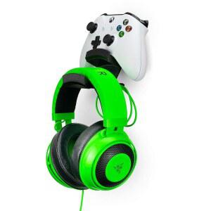 콜로수스 게임패드 컨트롤러 헤드폰 걸이 XBOX 바이 브레인웨이즈용으로 PS3 스팀 설계되었습니다 스위치 스틸시리즈 듀얼쇼크 PC 홀더 ONE PS4 블랙