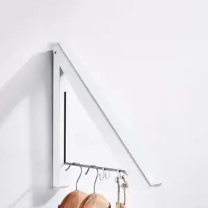 벽걸이 옷걸이 벽고정행거 벽면옷걸이 화이트