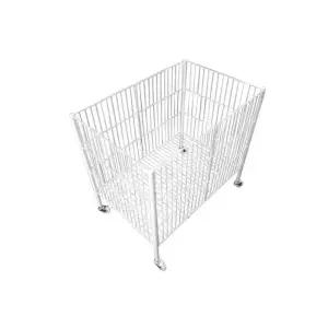 대형 철제바구니 사각 정리 철제 수납 접이식 바구니 바스켓