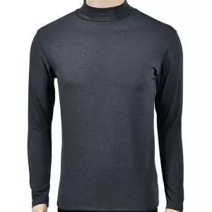 [하프클럽/]편안한 보온성의 폴라 카밀라 상의 기모 신사용 목 포