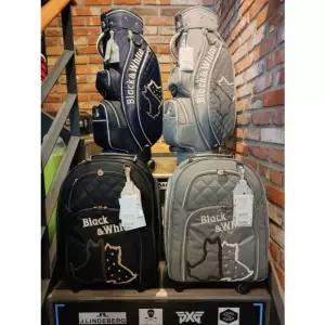 블랙앤화이트 여성캐디백 세트(네이비,그레이)