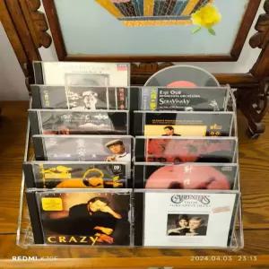 아크릴 시디 진열대 선반 보관함 전시 보관대 랙 테이프