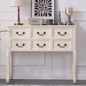 엔틱콘솔 폭좁은 복도 콘솔 그레이 골드ㅣ100x30x80cm 수납장 선반 거실 월넛 엔틱