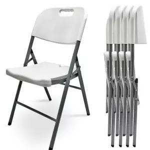 간이 접이식 의자 야외용 등받이 플라스틱 행사용 접이식 의자 브로몰딩 테라스용 테라스 캠핑용 휴대용