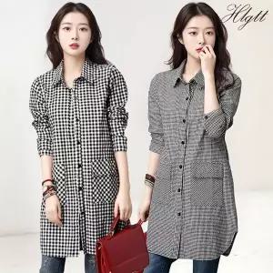 [헬리꽁땡]듀오체크포켓미디셔츠2종