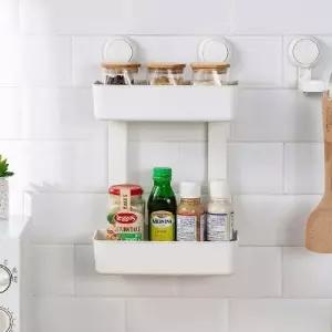 더블 DPM374Q4 주방선반 양념통선반 조미료선반 양념통정리대