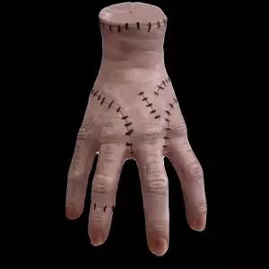 웬즈데이 아담스패밀리 씽피규어 장 피규어 씽손가락인형 할로윈 A