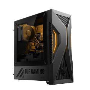 ASUS TUF T500 (2025) 게이밍 데스크톱 PC, 인텔 코어 i5-13420H 프로세서, 엔비디아 지포스 RTX 5060Ti, 1TB M.2 NVMe PCIe 4 SSD, 16GB DDR5 RAM, 윈도우 11 홈, T500MV-MS564Ti