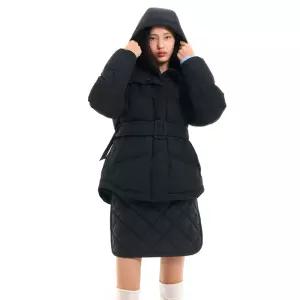WOMAN 벨티드 덕다운 패딩 [BLACK] / WBC4L07501
