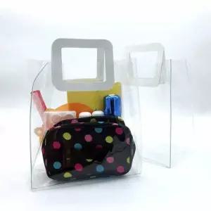 PVC가방 비치백 토트백 투명 손잡이 선물가방 WC41B45