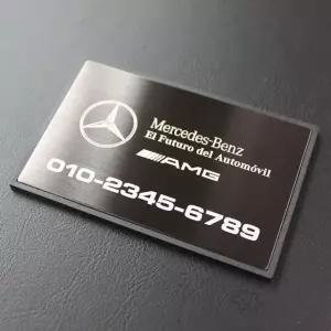 럭스 메탈 주차번호판/연락처 안내 알림판 전화번호