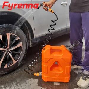 보일러 팽창 탱크 21L 압력식 물통 오프로드 차량용 휴대용 물탱크 부스터 펌프 포함 캠핑 세차용