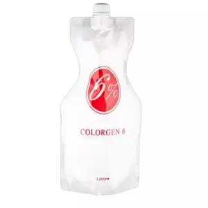 일진 고급 전문가 뿌리 헤어 간단 순수 케론 칼라겐 6% 산화제 탈색제 1L 1개