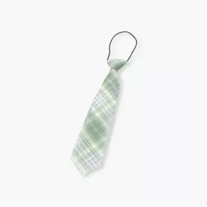 여자지퍼넥타이 학교 여자 이쁜길이 셔츠패션 패턴넥타이 그린 교복넥타이 캐주얼타이