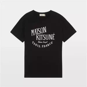 [메종키츠네] 팔레이스 로얄 클래식 반팔 티셔츠 AW00100AT1502 BK