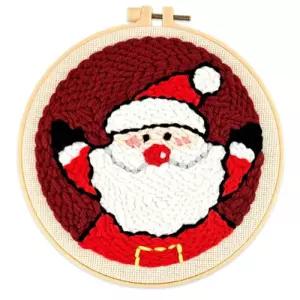 자수콕콕 산타 패키지 세트 DIY 키트 프랑스