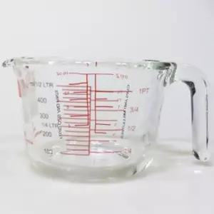 퓨어 내열 유리 계량컵 250ml 도구 조리용 제과 제빵 요리용