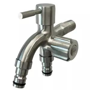 SUS304 스텐 양카프링 두갈래꼭지 세탁기 수도레스 수전 두꼭지 커플링