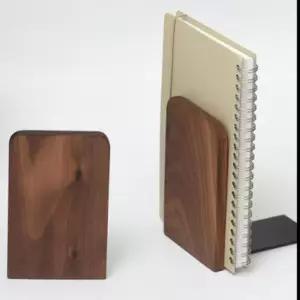 원목 북엔드 소형 책상 위 정리 간이 꽂이 앤드1단 미니 데스크 정리대 서랍 고정 오거나이저 튼튼한 철제