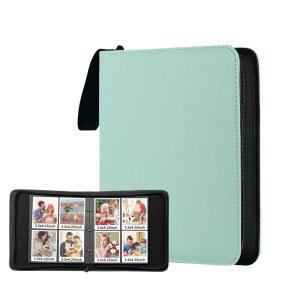 폴라로이드 사진첩 240 포켓 3.5x4.25인치 사진, i-Type, 600, SX-70 Go 즉석 사진 및 후지필름 인스탁스 와이드 스퀘어 민트 그린