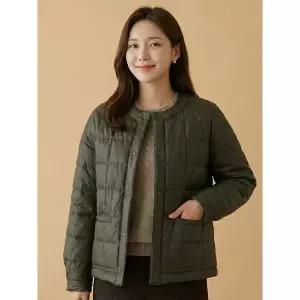 [꼼빠니아]퀼팅 레더 자켓 CW23HH1001999A_P411400566