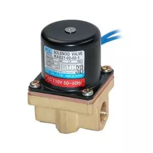 KAB21 KCC2포트솔레노이드밸브-황동몸체 1EA KAB21-02-02-12V