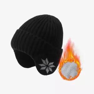 귀도리 눈꽃 기모 0713 3color LM 비니 겨울모자 겨울