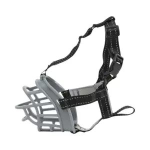 강아지 입마개 (5호 그레이) DK25 훈련용 실리콘 짖음방지 반려용품 안전 산책