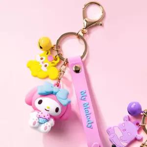 산리오 깐부 피규어 키링-마이멜로디캐릭터팬시 문구 패션소품 어린이액세서리 유아동 키링 캐릭터링