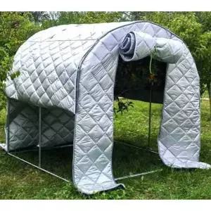 비닐하우스 덮개 보온 커버 담요 방한 겨울 방한 창고