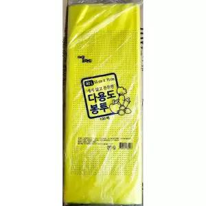 다용도봉투 (노란색 40L 55x75cm 100매)쓰레기봉지 분리수거봉투 분리수거봉지